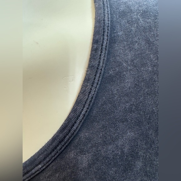 Xhilaration Wild and Free Graphic Tee Black Acid Wash Tunic XL Soft Stretch EUC - Picture 6 of 12